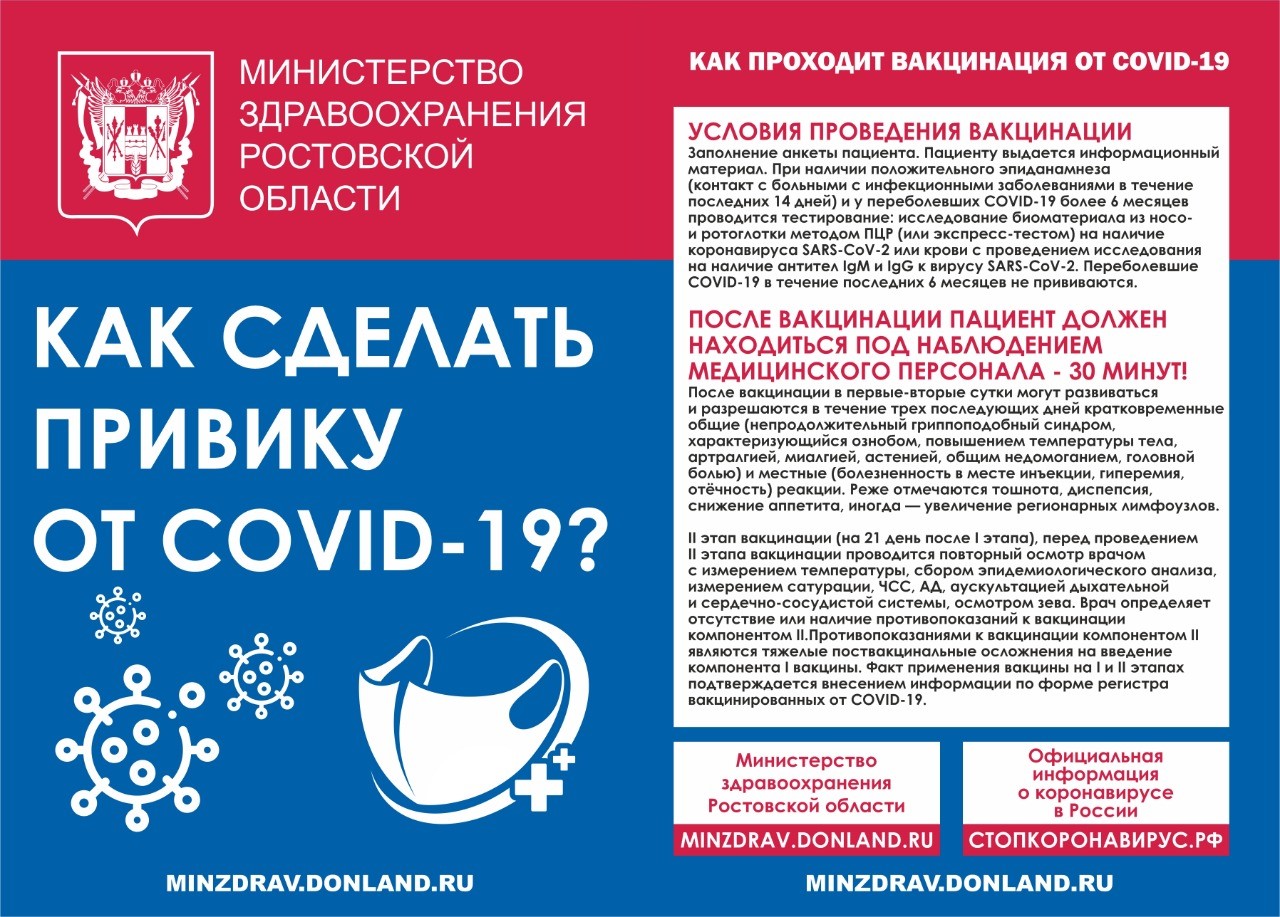 Администрация Аксайского городского поселения Ростовская область | Как  сделать прививку от COVID-19?